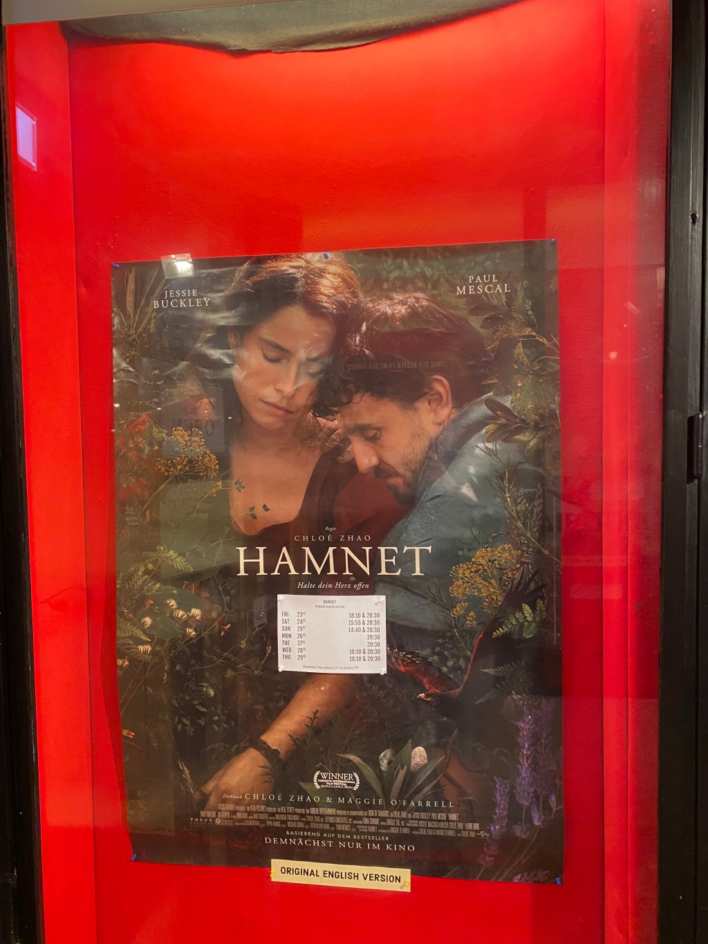 Thoughts On Hamnet, The&nbsp;Movie